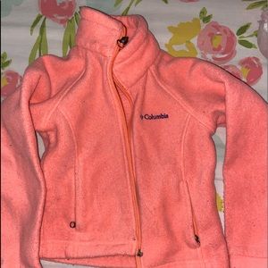 Toddler girls salmon pink Columbia jacket